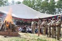 Dasari Narayana Rao Funeral at Moinabad Farm House